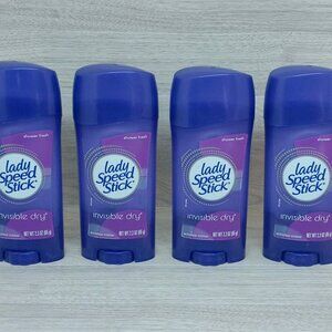 Lady Speed Stick Invisible Dry Antiperspirant 2.3 Ounce (Pack of 4)